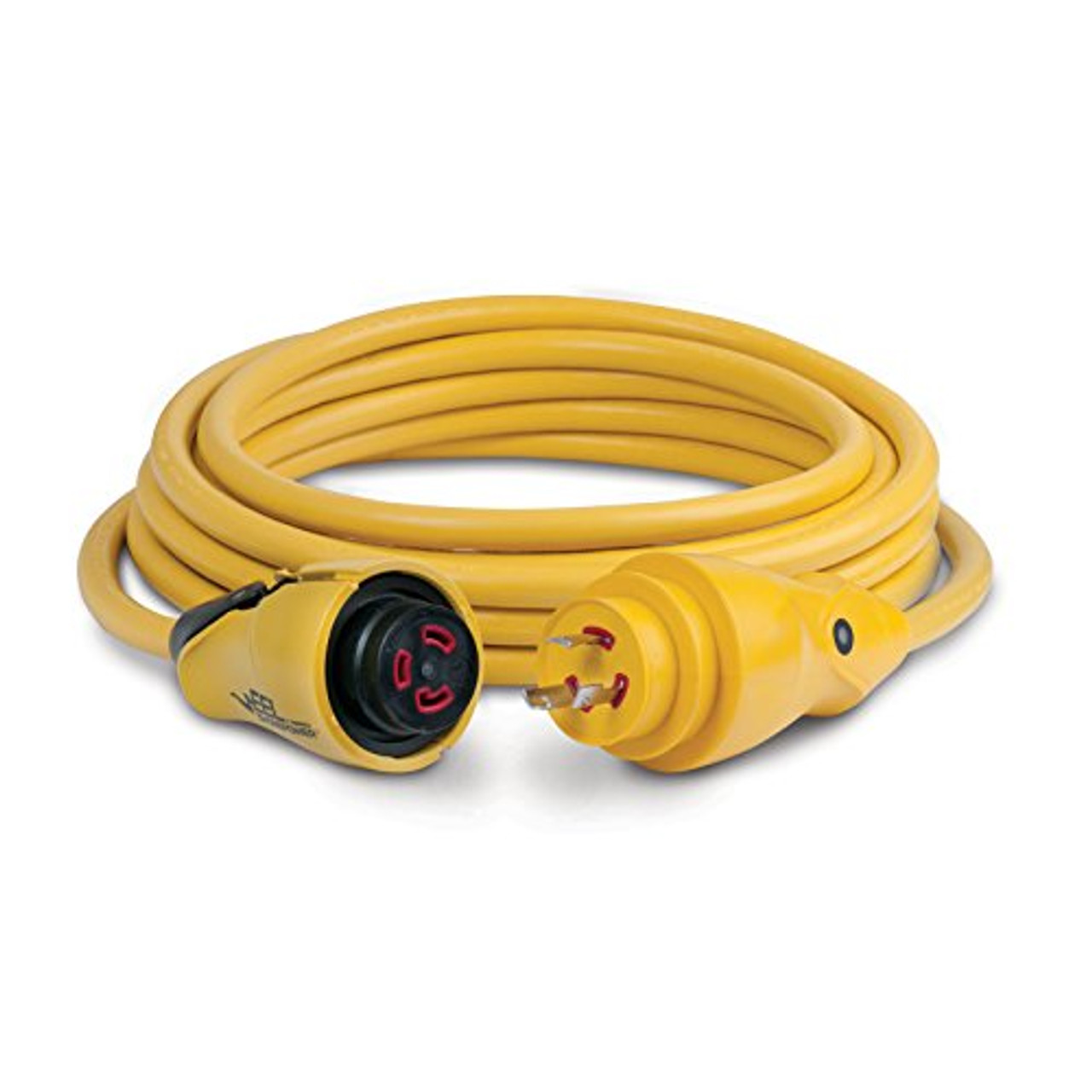 Part Number: CS30-25 Product Description Marinco EEL 30-Amp 125-Volt Cord  Set, Yellow, 25-Feet